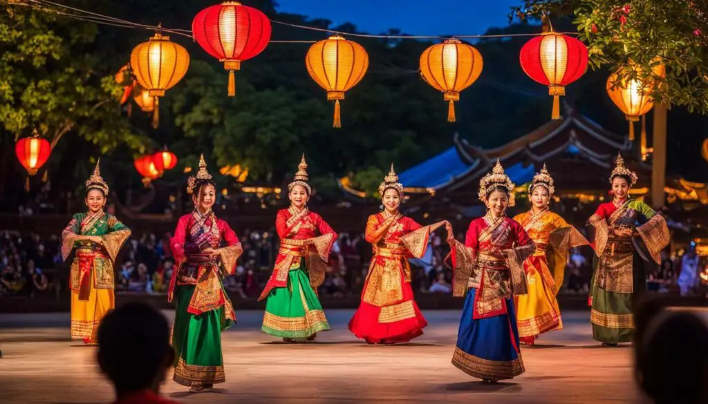 cultural performance in Chiang Mai