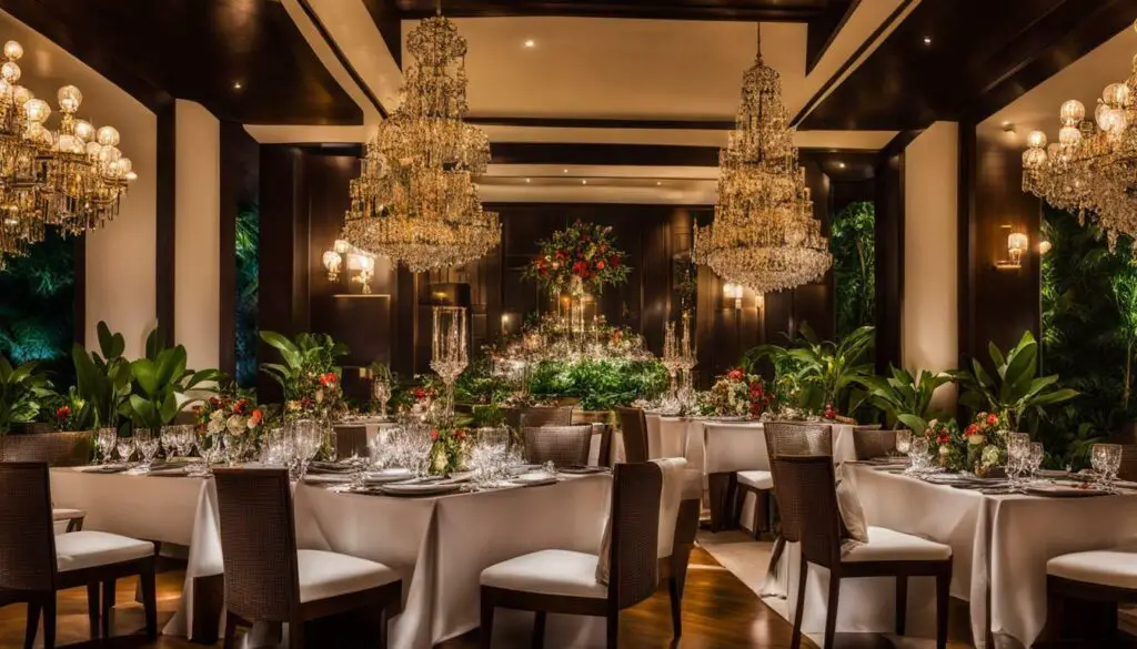 luxury dining at akyra manor chiang mai