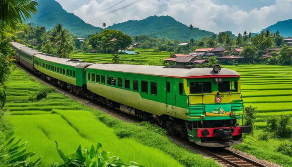 Bangkok to Pattaya distance by train