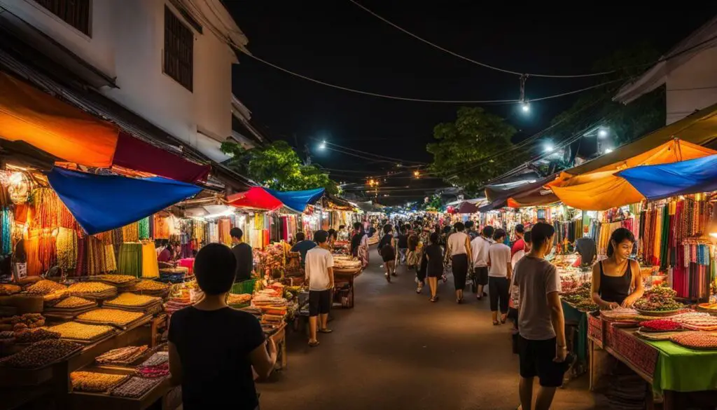 Chiang Mai Night Market Shopping