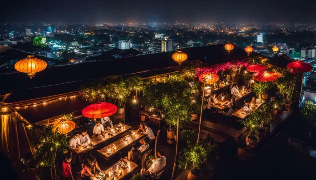 Chiang Mai rooftop bar