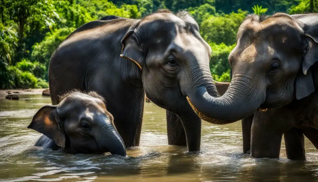 Ethical elephant sanctuary in Chiang Mai