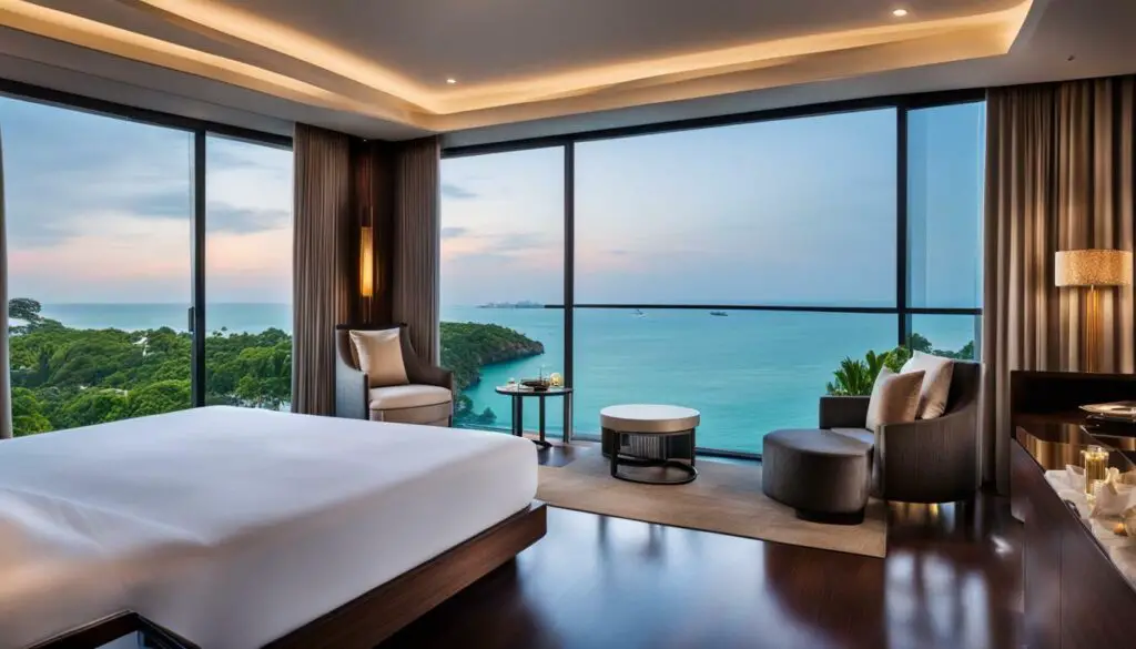 Luxury Hotel in Pattaya with Sea View