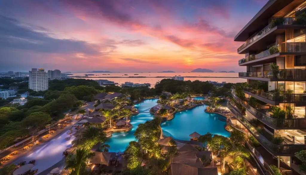 Pattaya Beach View from M Pattaya Hotel