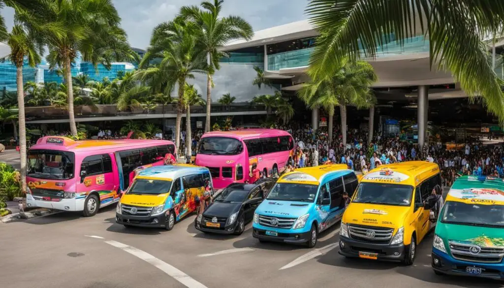Pattaya airport shuttle and hotels