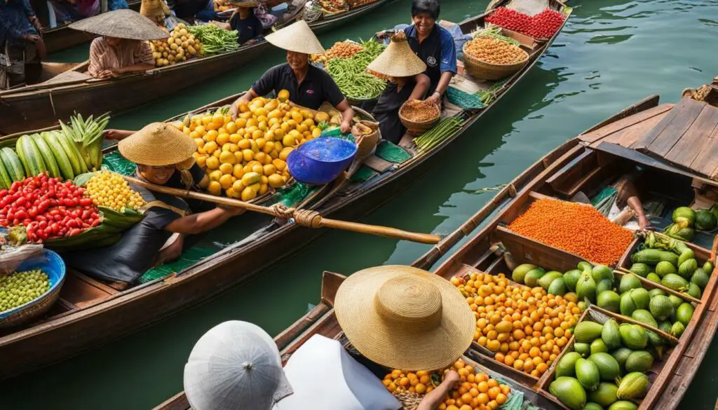 Pattaya floating market shopping