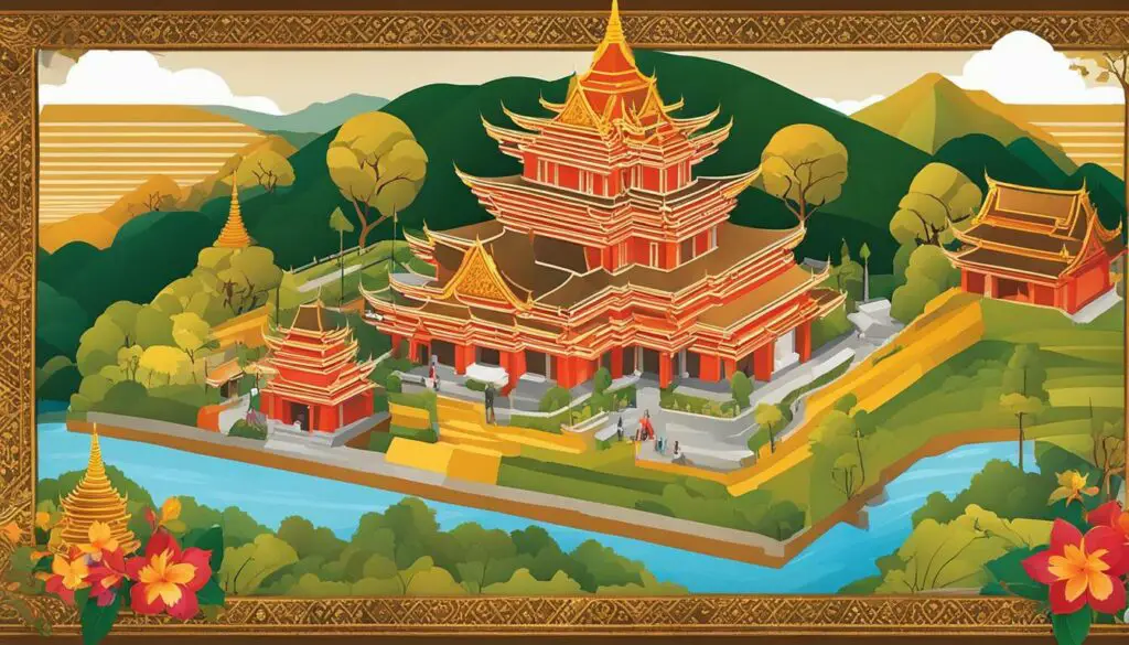 Top attractions map Chiang Mai