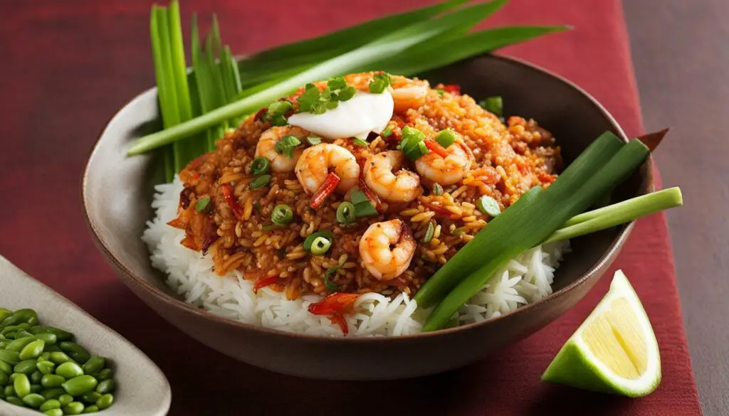 authentic nasi goreng ingredients