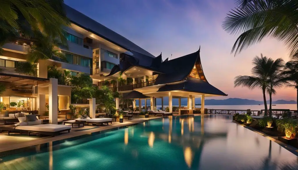 beachfront hotel Pattaya