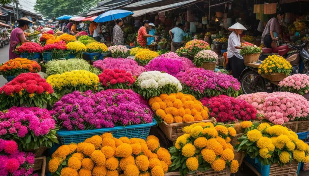 chiang mai flower market