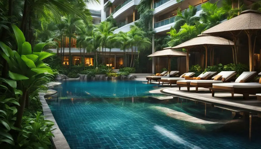hotel with pool in pattaya