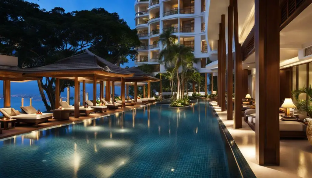 luxury accommodations at centara pattaya resort
