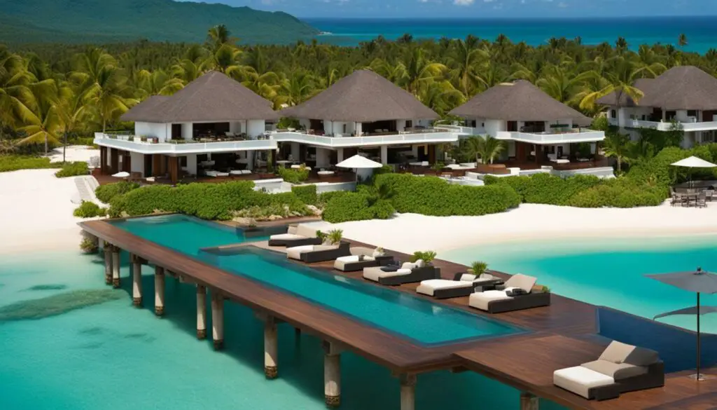 luxury beach resort