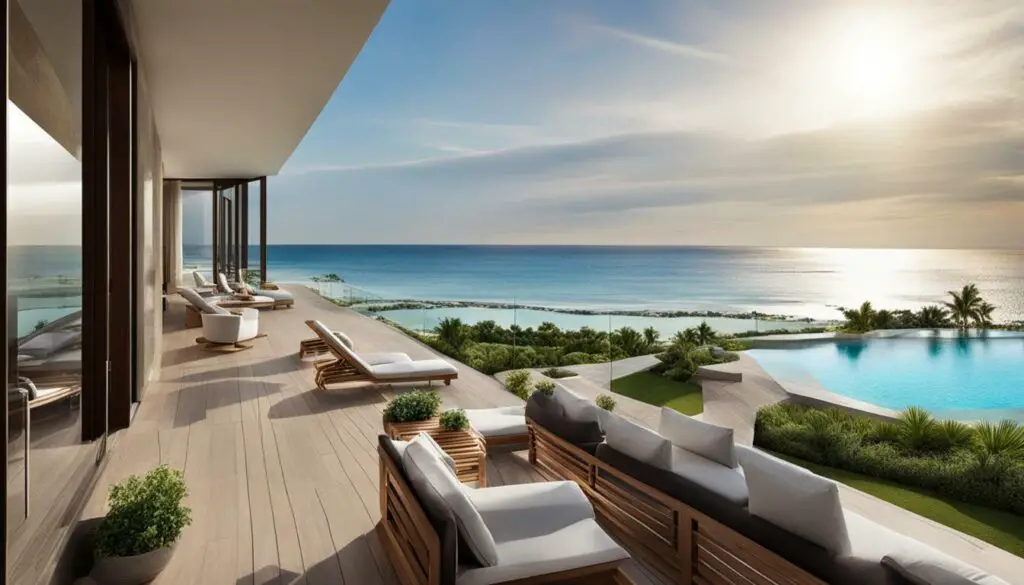 luxury beachfront resort