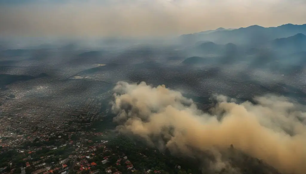 smoky season in Chiang Mai