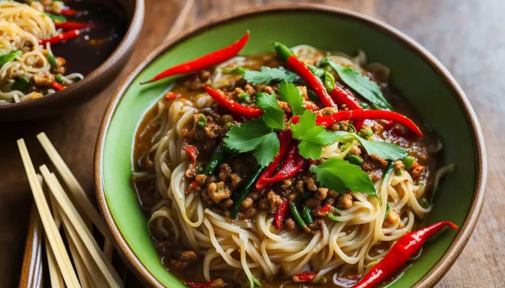 spicy thai noodles