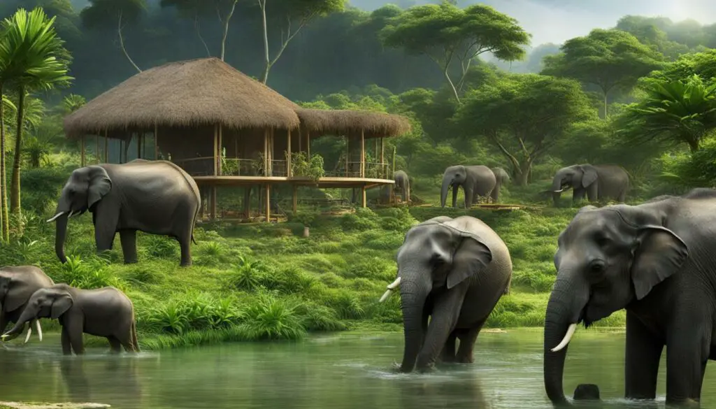 sustainable elephant sanctuary