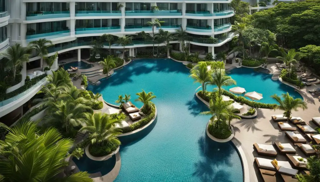 swimming pool at Centara Azure Hotel Pattaya